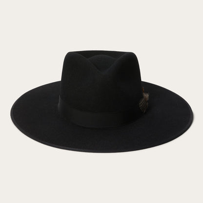 Midtown Wide Flat Brim Hat | Stetson Black