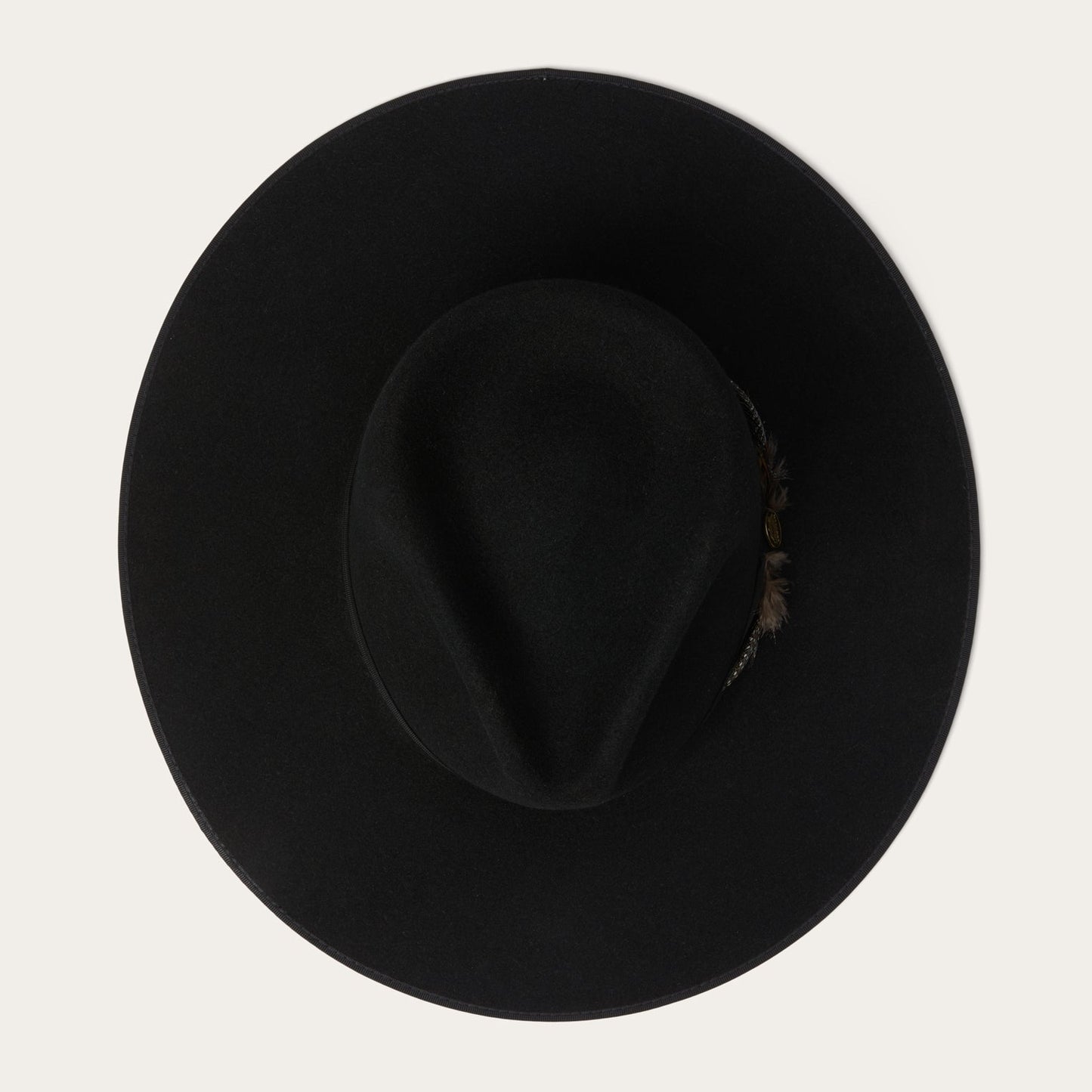 Midtown Wide Flat Brim Hat | Stetson Black