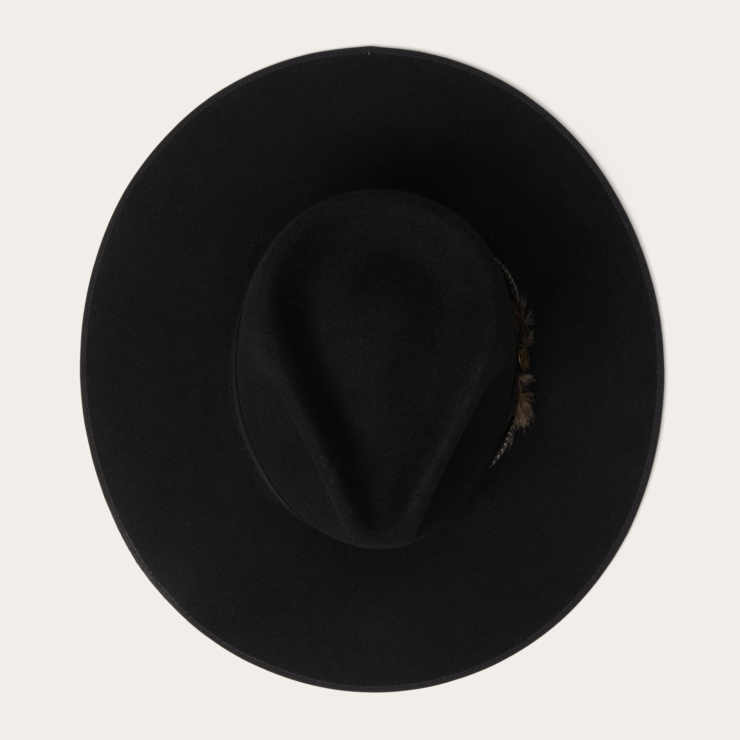 Midtown Wide Flat Brim Hat | Stetson Black