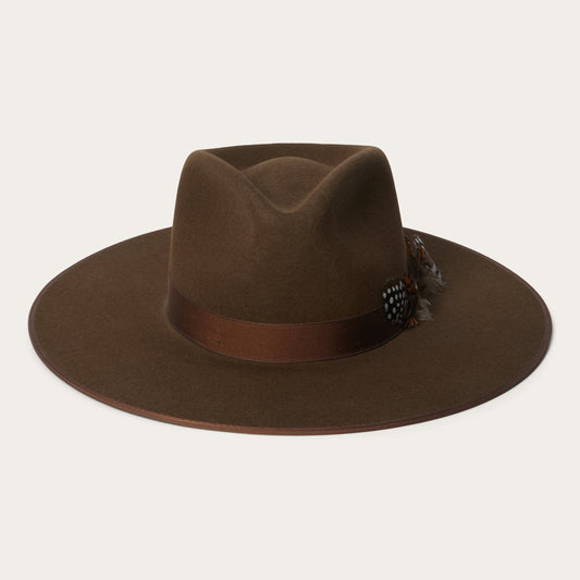 Midtown Wide Flat Brim Hat | Stetson Oak