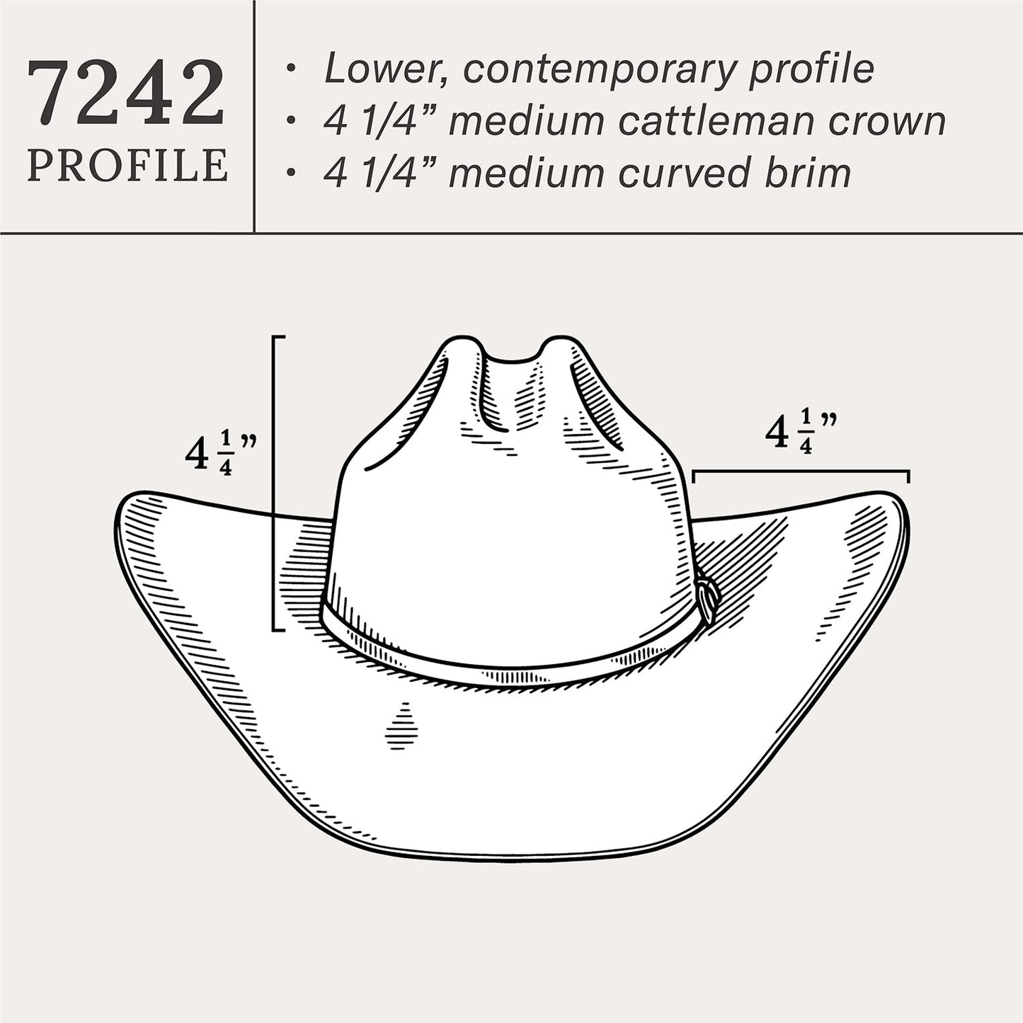 Shasta 10X Cowboy Hat - 4 1/4" Brim | Stetson Sahara