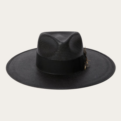 Atacama Straw Fedora | Stetson Black