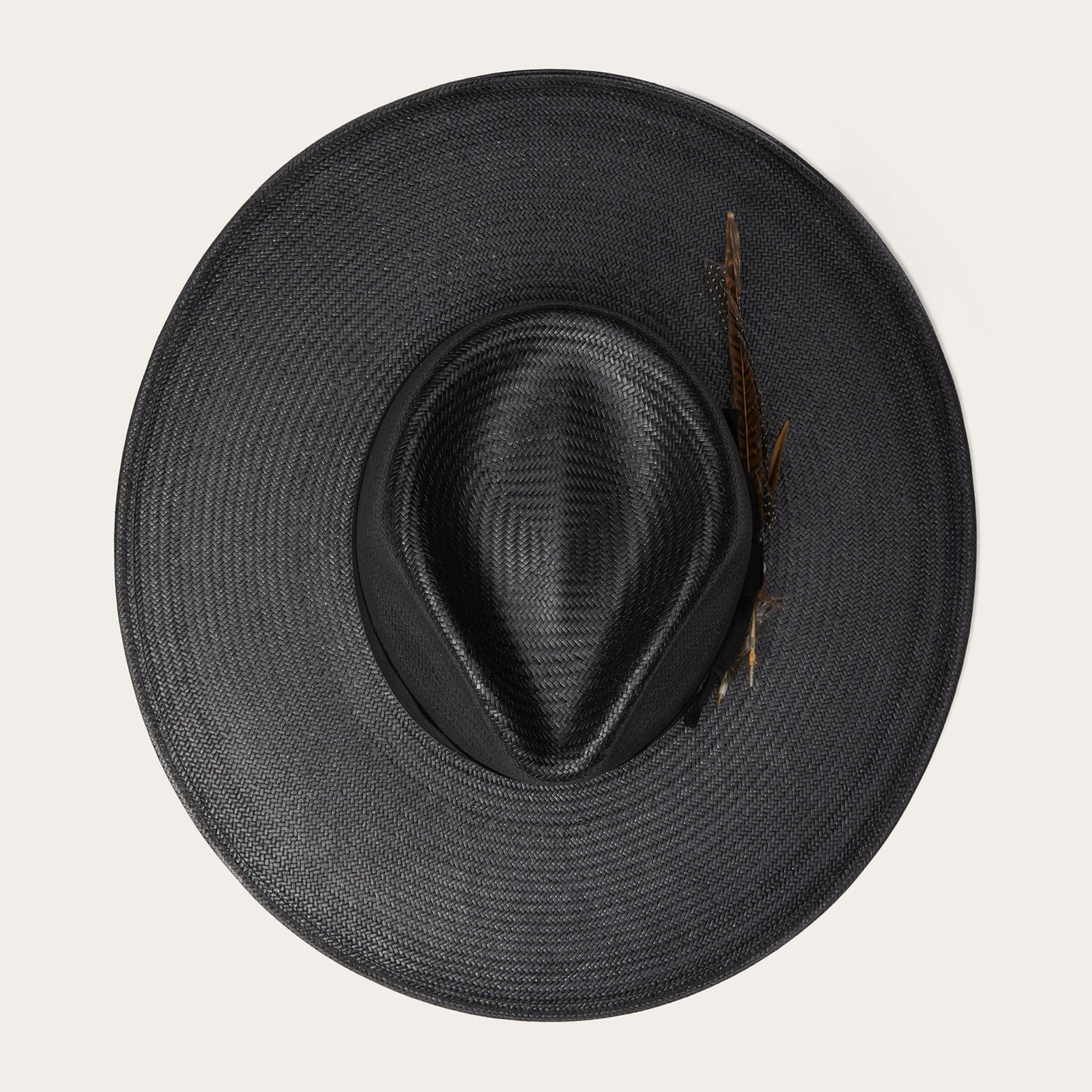 Atacama Straw Fedora | Stetson Black
