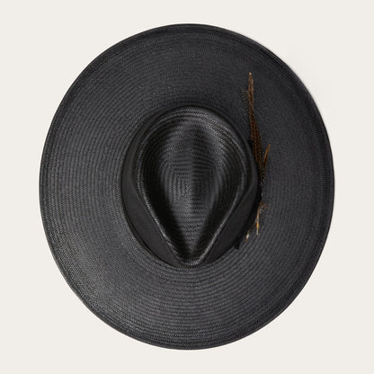 Atacama Straw Fedora | Stetson Black