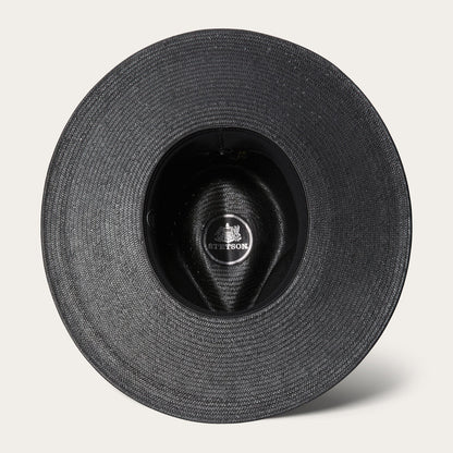 Atacama Straw Fedora | Stetson Black