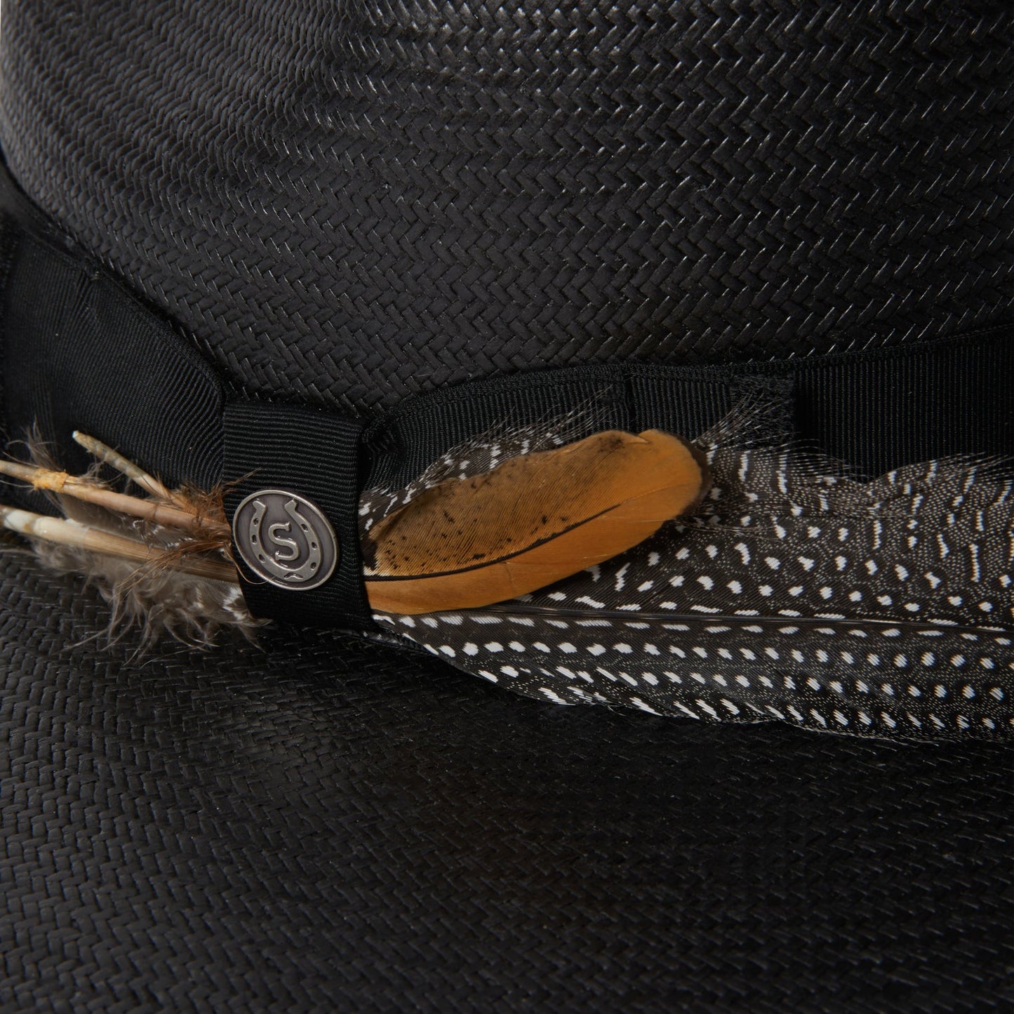 Atacama Straw Fedora | Stetson Black