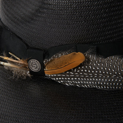 Atacama Straw Fedora | Stetson Black