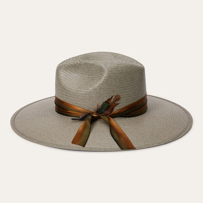 Caelus Straw Fedora | Stetson Seafoam