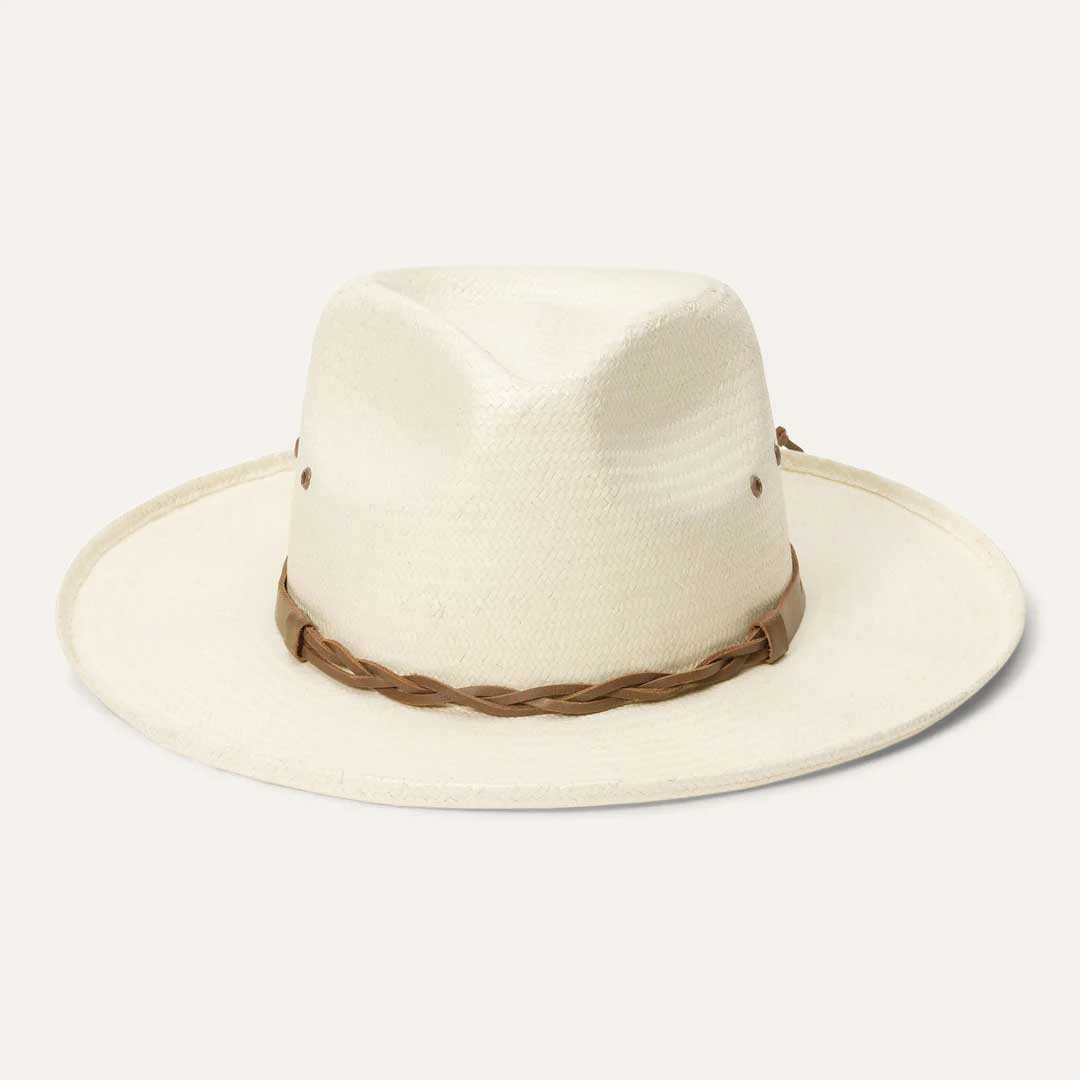 Helena Straw Fedora | Stetson Natural