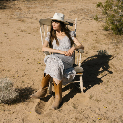 Helena Straw Fedora | Stetson Natural