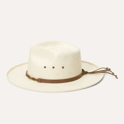 Helena Straw Fedora | Stetson Natural
