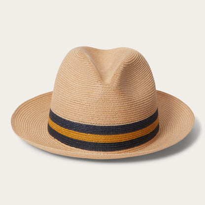 Triad Straw Fedora | Stetson Mustard