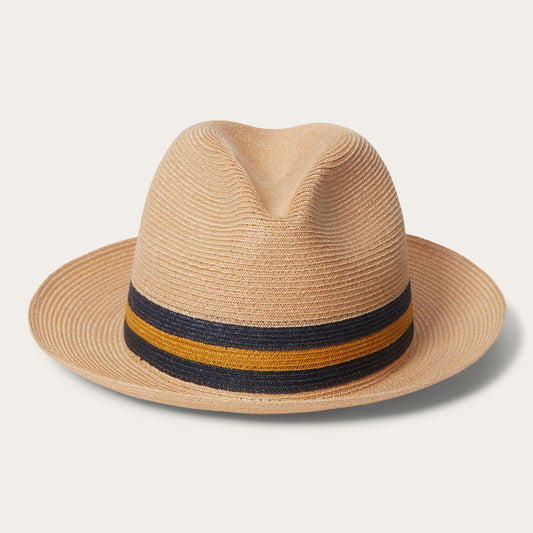 Triad Straw Fedora | Stetson Mustard