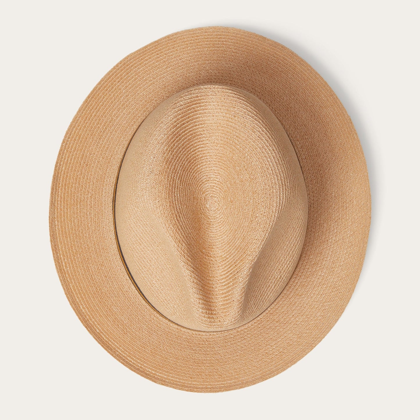 Triad Straw Fedora | Stetson Mustard