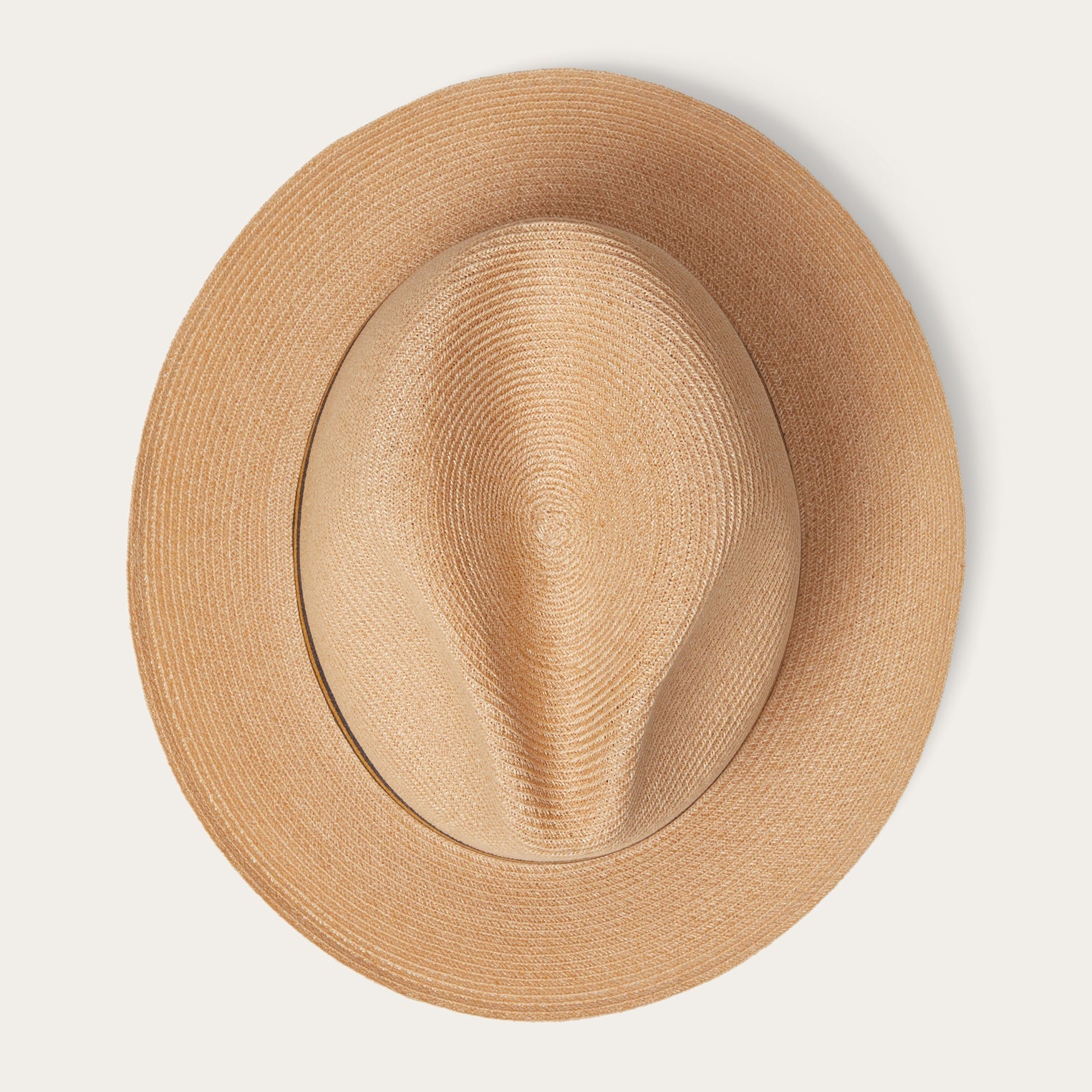 Triad Straw Fedora | Stetson Mustard