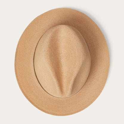 Triad Straw Fedora | Stetson Mustard