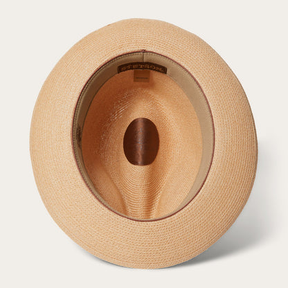 Triad Straw Fedora | Stetson Mustard