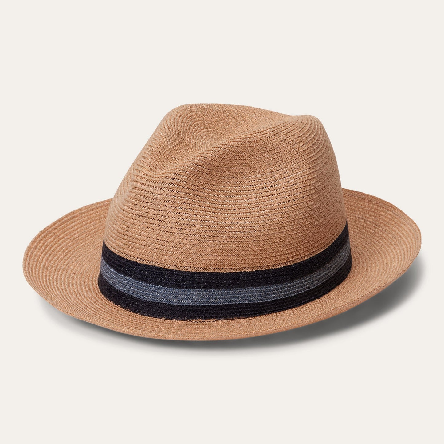 Triad Straw Fedora | Stetson Turquoise