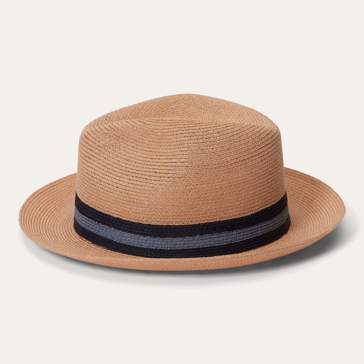 Triad Straw Fedora | Stetson Turquoise