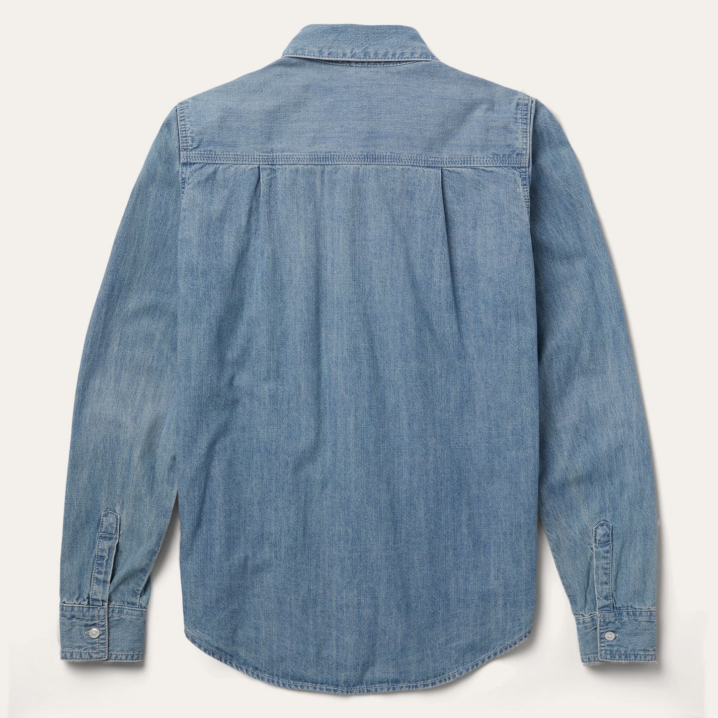 Long-Sleeved Denim Shirt | Stetson Blue