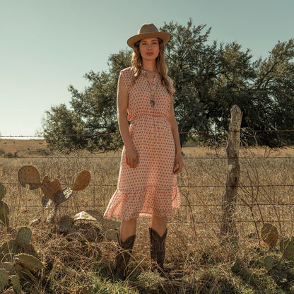 Cottage Floral Dress | Stetson Red