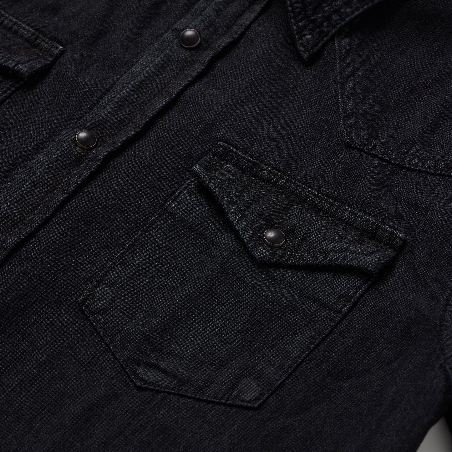 Modern Denim Western Shirt | Stetson Black