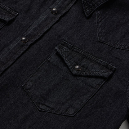 Modern Denim Western Shirt | Stetson Black
