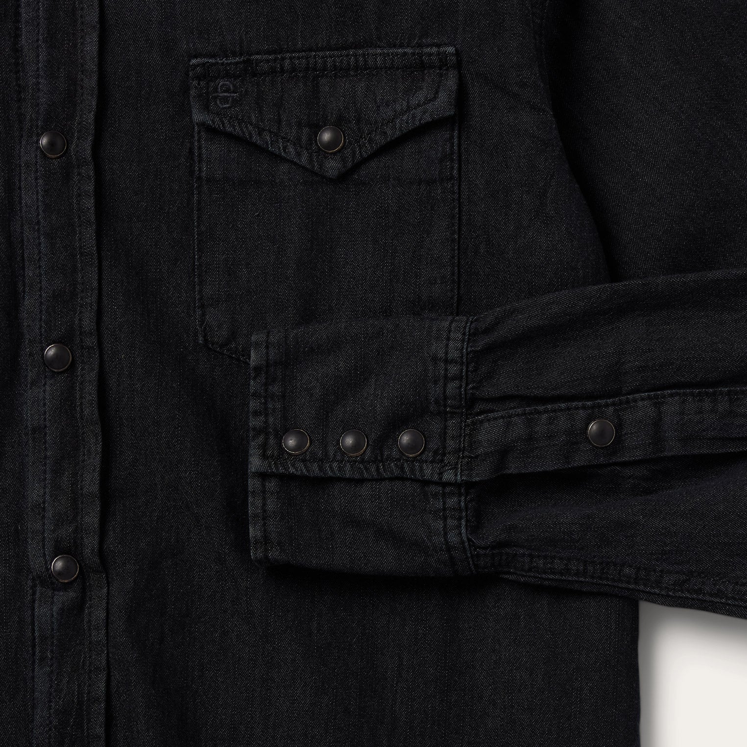 Modern Denim Western Shirt | Stetson Black