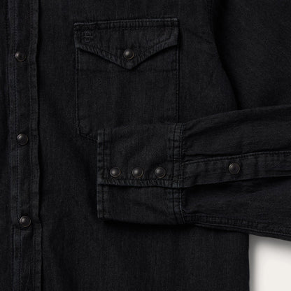 Modern Denim Western Shirt | Stetson Black