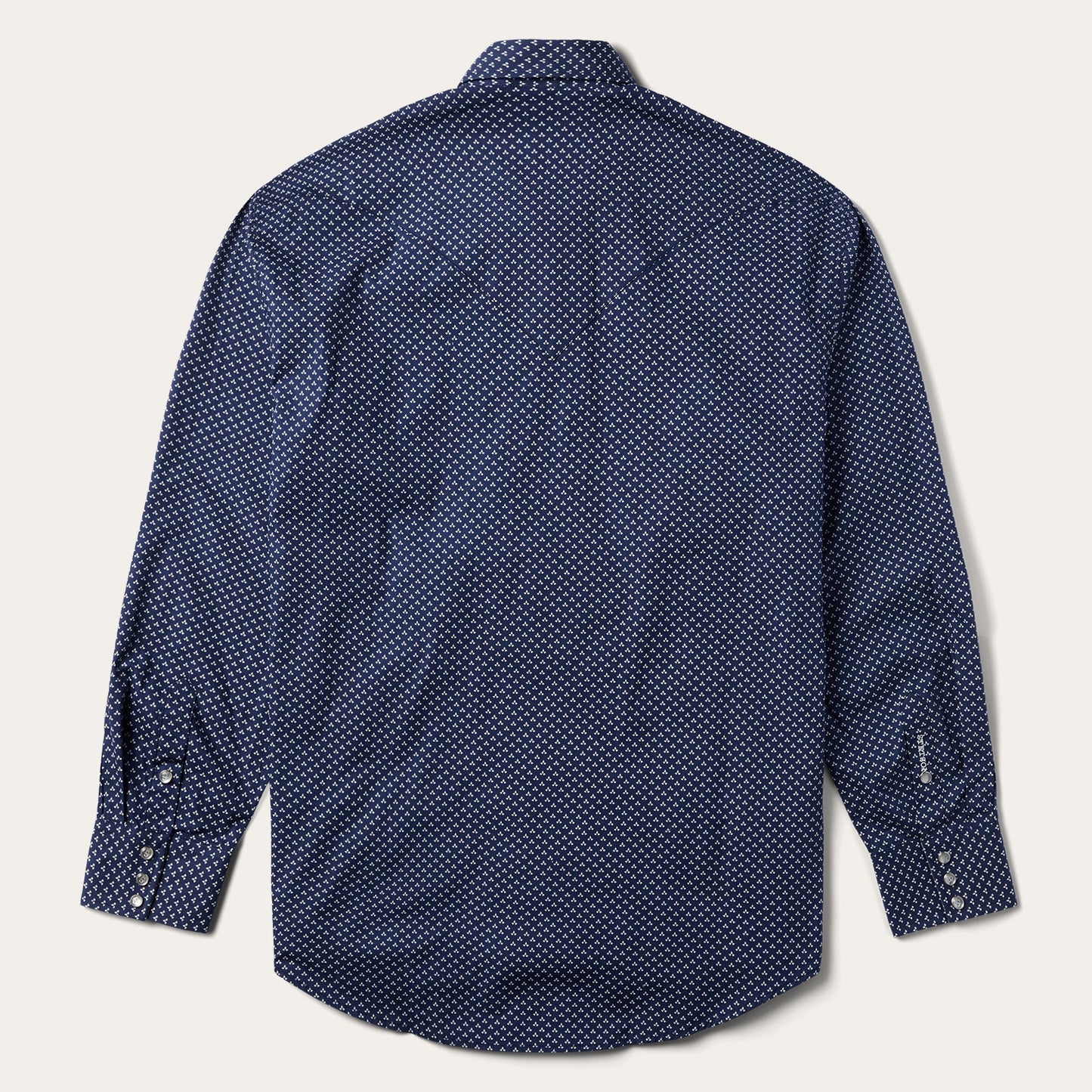 Blue Polaris Geo Print Western Shirt | Stetson Blue
