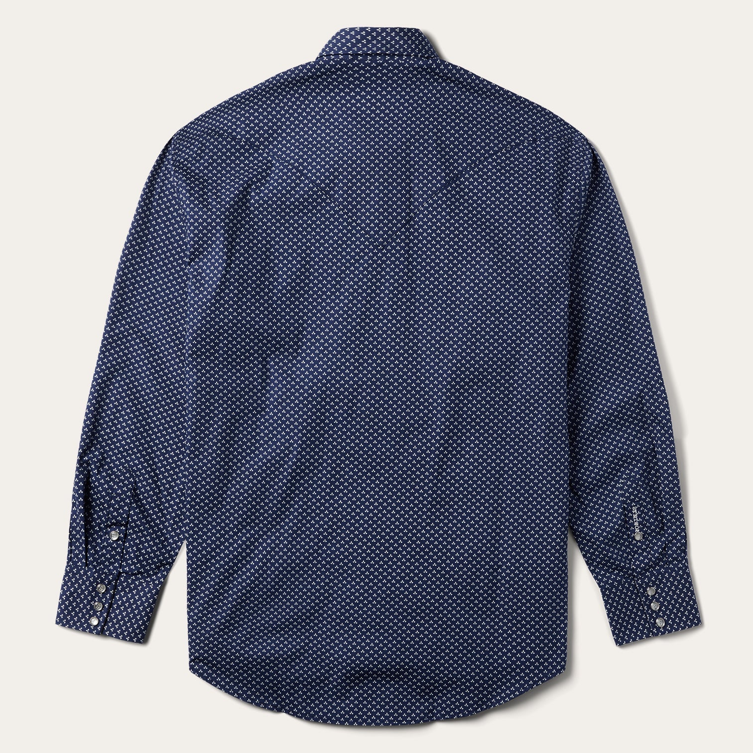 Blue Polaris Geo Print Western Shirt | Stetson Blue