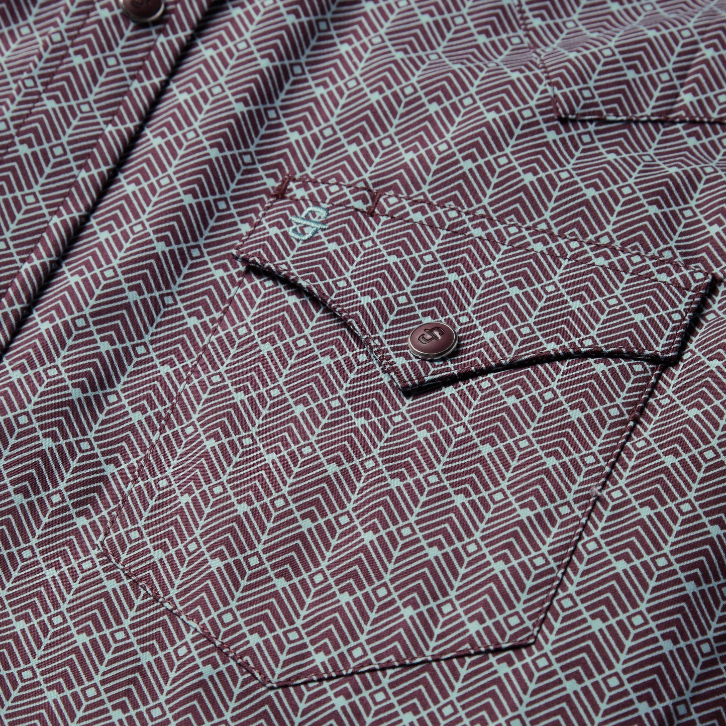Chevron Grid Shirt | Stetson Brown
