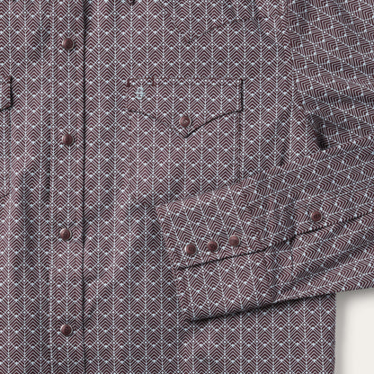 Chevron Grid Shirt | Stetson Brown