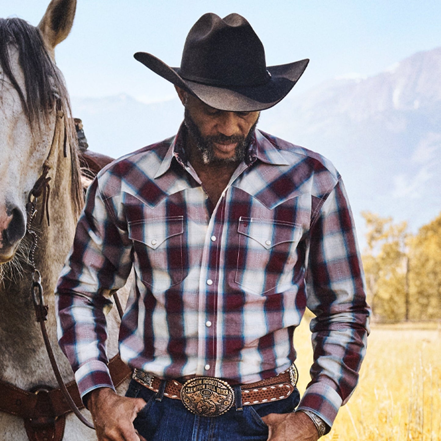 Wine Plaid Shirt | Stetson Wine