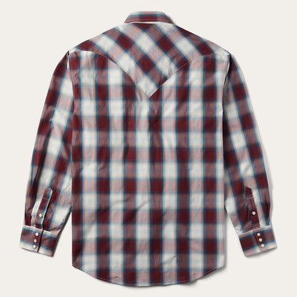 Wine Plaid Shirt | Stetson Wine