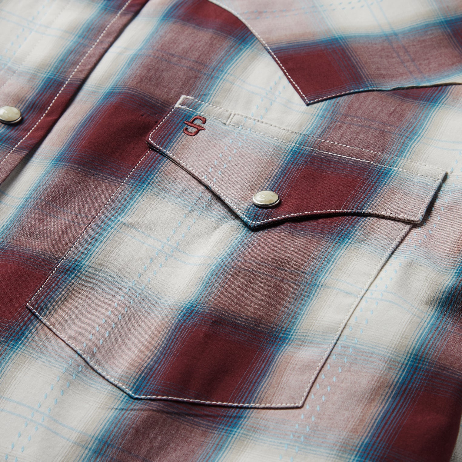 Wine Plaid Shirt | Stetson Wine