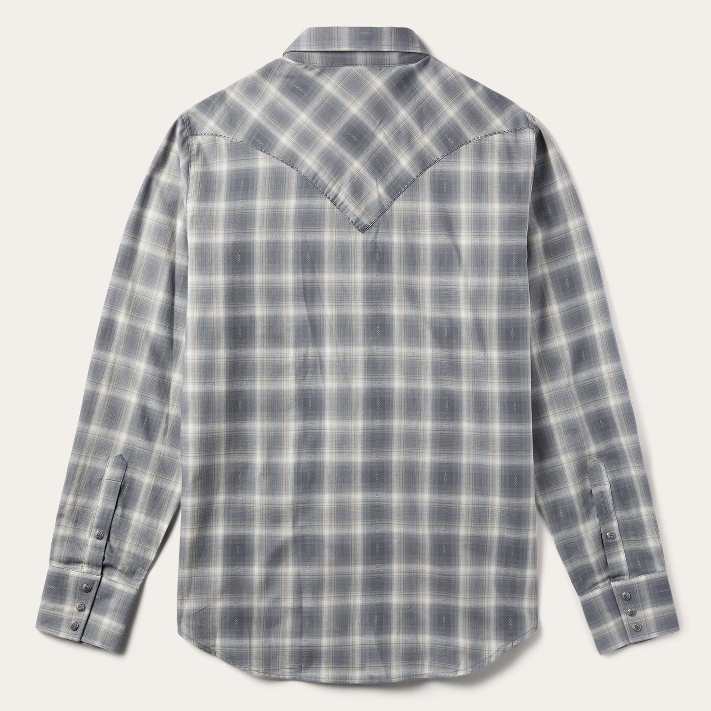 Dobby Twill Plaid Shirt | Stetson Brown