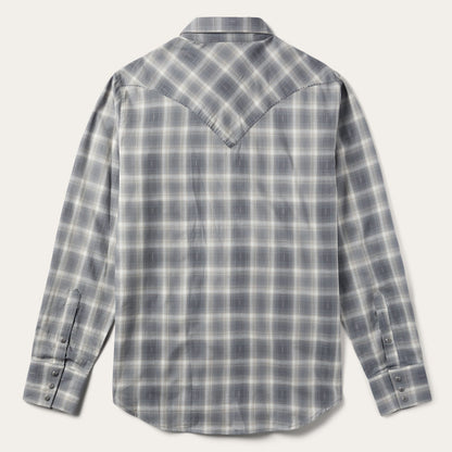 Dobby Twill Plaid Shirt | Stetson Brown
