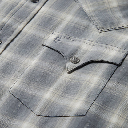 Dobby Twill Plaid Shirt | Stetson Brown