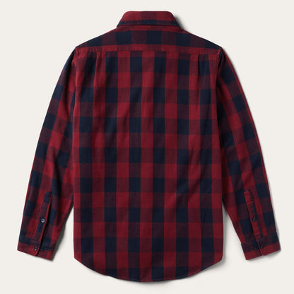 Buffalo Check Twill Shirt | Stetson Red