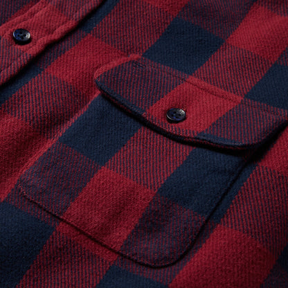 Buffalo Check Twill Shirt | Stetson Red