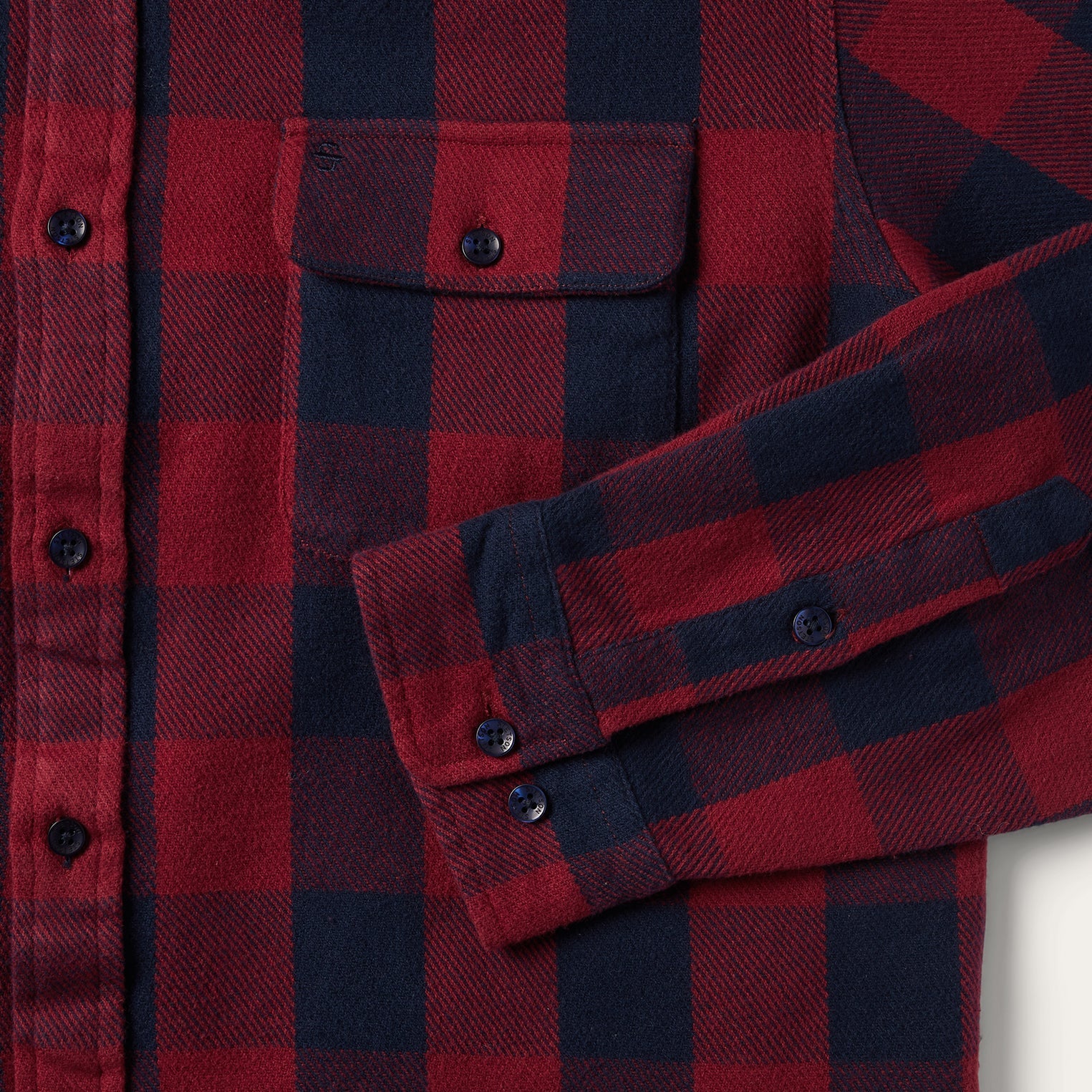 Buffalo Check Twill Shirt | Stetson Red