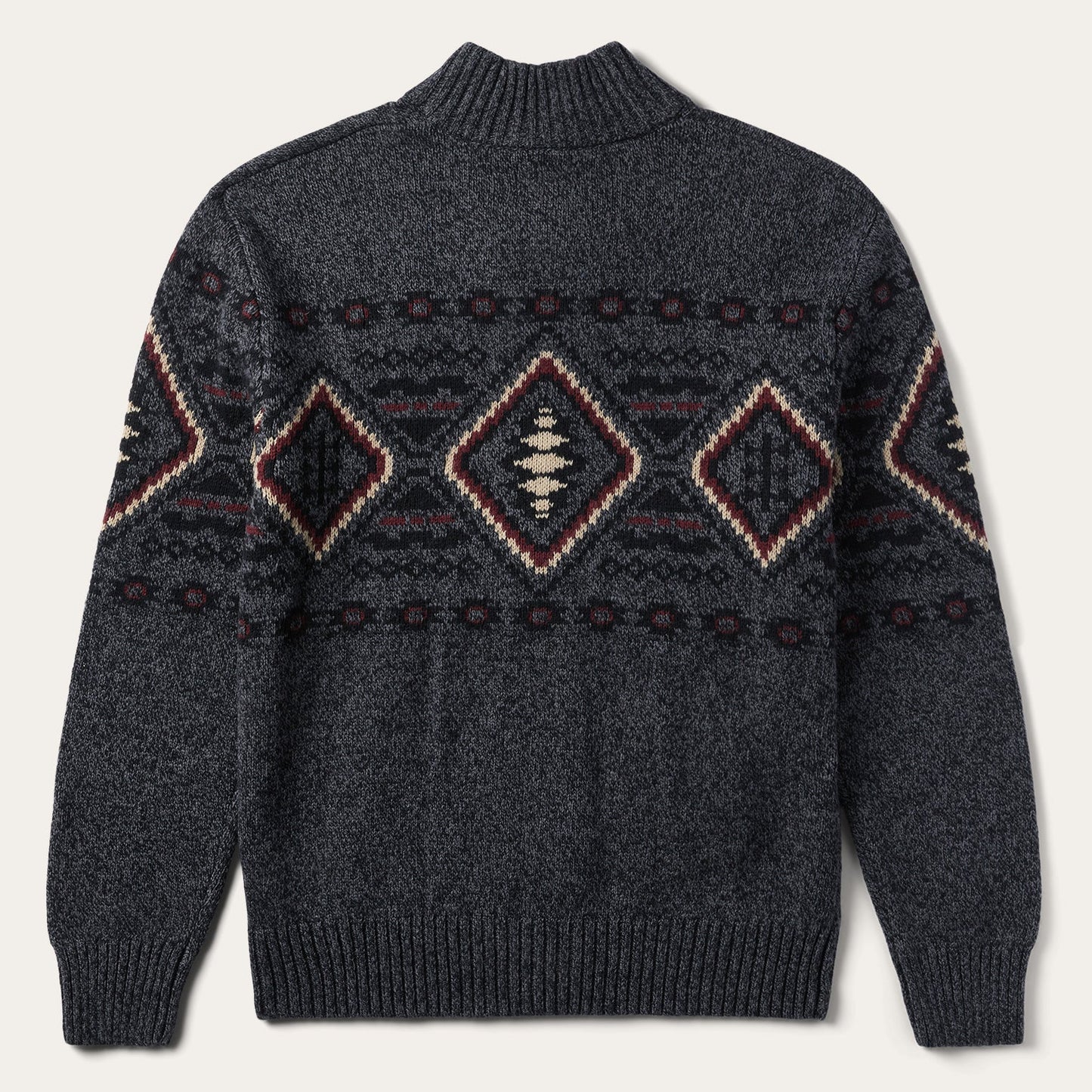 Horizontal Aztec Cardigan | Stetson Grey