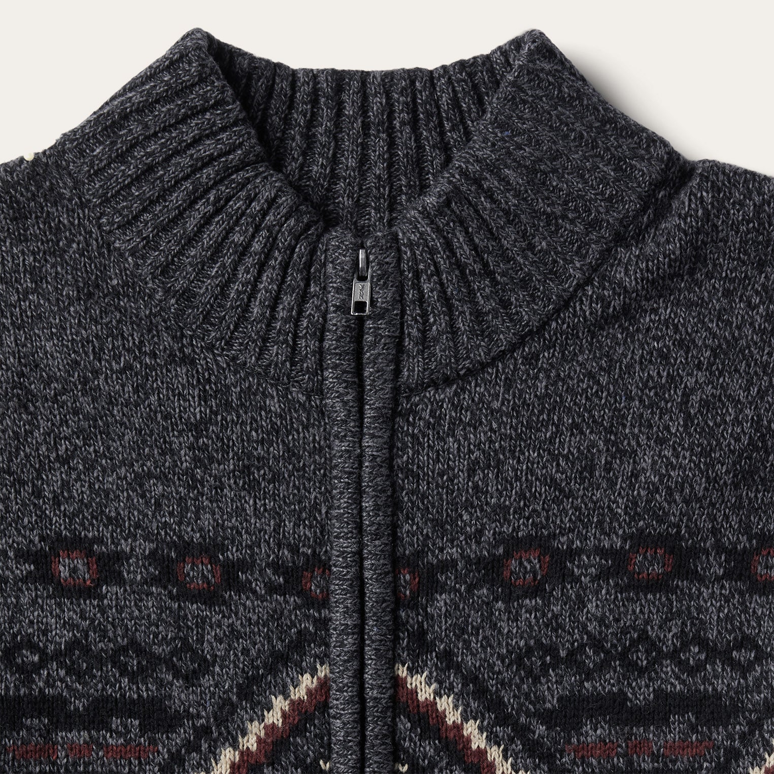 Horizontal Aztec Cardigan | Stetson Grey