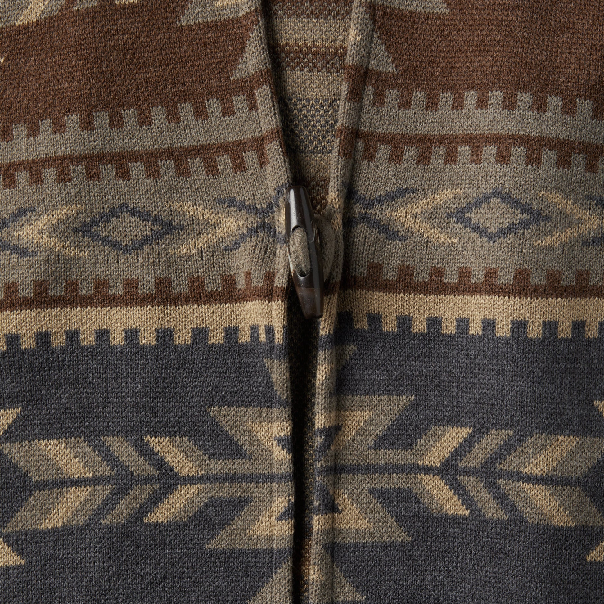 Aztec Print Sweater Poncho | Stetson Multi