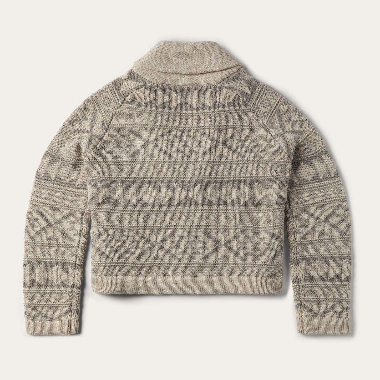 Cropped Shawl Collar Cardigan | Stetson Brown