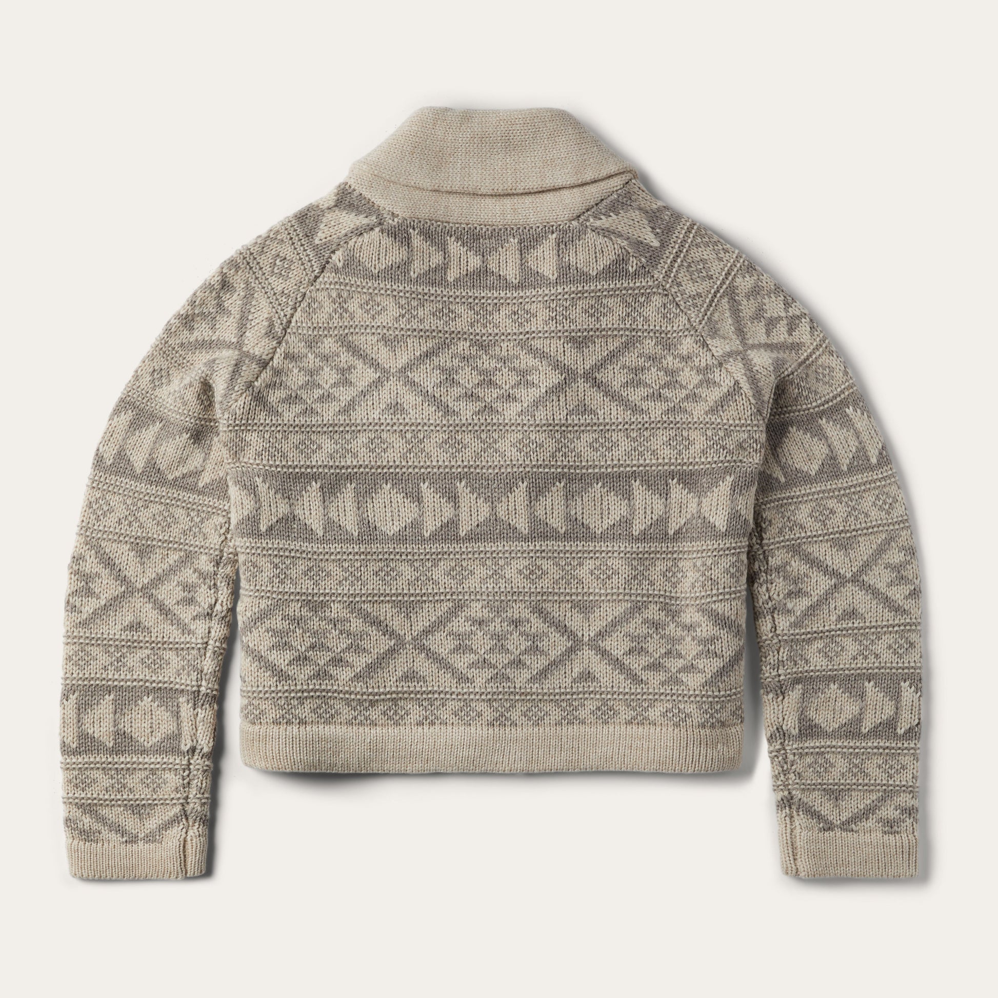 Cropped Shawl Collar Cardigan | Stetson Brown