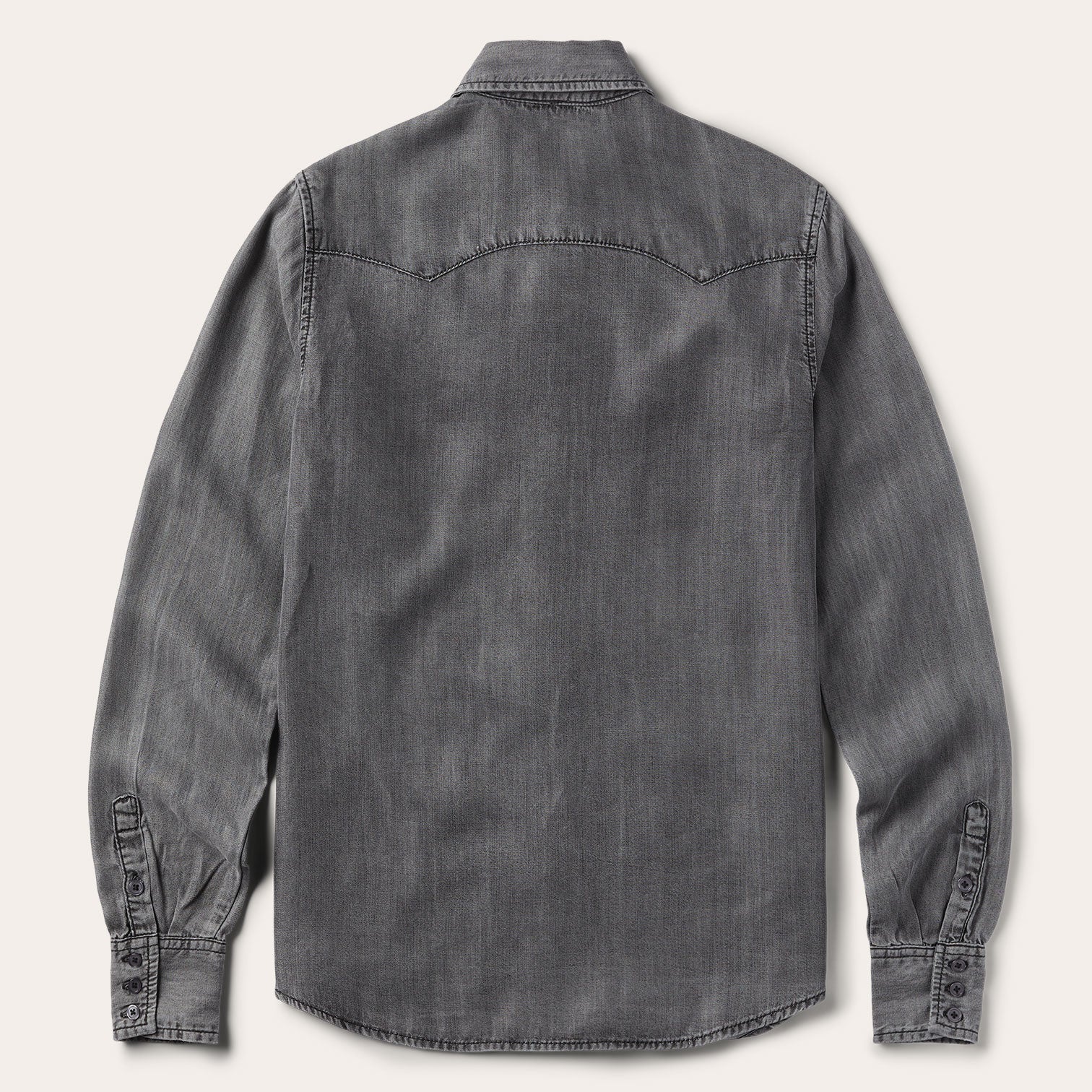 Boyfriend Fit Denim Shirt | Stetson Washed Black