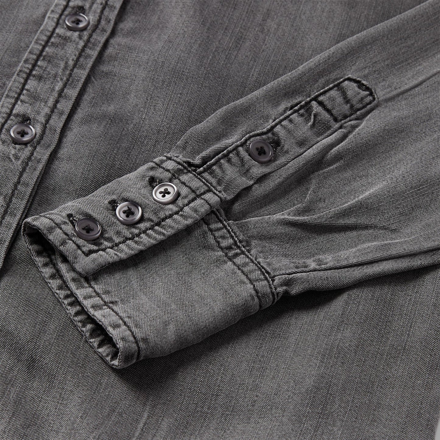 Boyfriend Fit Denim Shirt | Stetson Washed Black