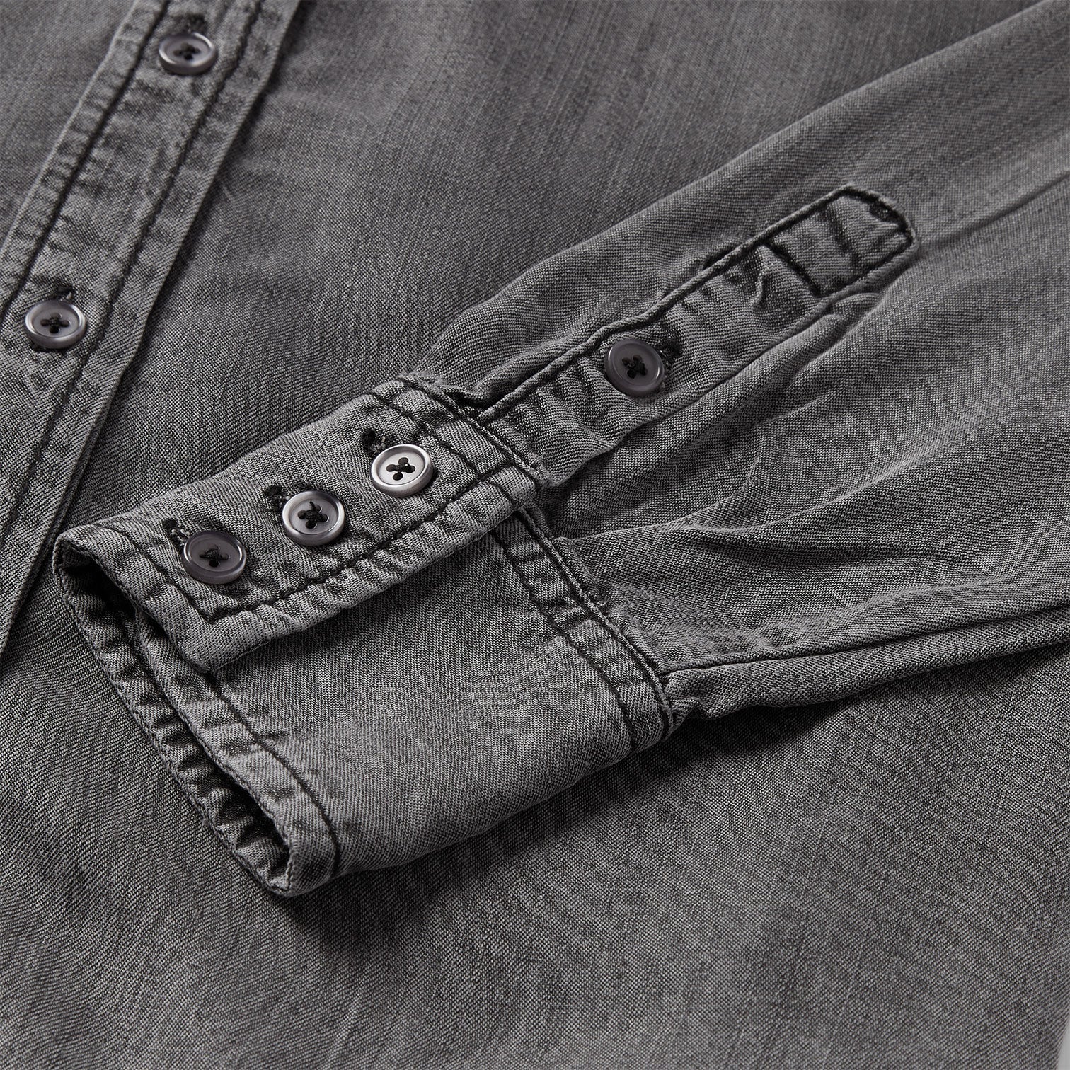 Boyfriend Fit Denim Shirt | Stetson Washed Black